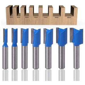 Serbia - 7Pcs Fraise droite à queue de 8 mm, 6mm 8mm 10mm 12mm 14mm 18mm 20mm de diametre Fraise à Bois Routeur à Coupe Droite Flush Trim Pattern Serbia - 7Pcs Fraise droite à queue de 8 mm, 6mm 8mm 10mm 12mm 14mm 18mm 20mm de diametre Fraise à Bois Routeur à Coupe Droite Flush Trim Pattern