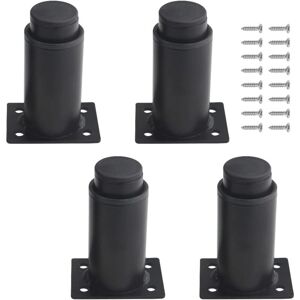SERBIA 8 à 12 cm, noir)Lot de 4 pieds de meubles réglables en métal robuste pour table, lit, canapé SERBIA 8 à 12 cm, noir)Lot de 4 pieds de meubles réglables en métal robuste pour table, lit, canapé