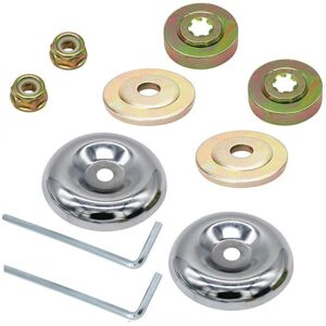 CYSLMUK 8 Brush Cutter Spare Parts, Universal Brush Cutter Head Nut Kit, Blade Nut Fixing Kit Box, for Spare Parts for Brush Cutters and Lawn Mowers CYSLMUK 8 Brush Cutter Spare Parts, Universal Brush Cutter Head Nut Kit, Blade Nut Fixing Kit Box, for Spare Parts for Brush Cutters and Lawn Mowers