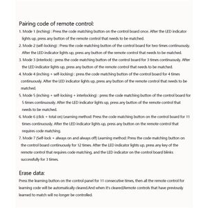 Tlily - 8 Channel Wireless Rf Remote Control Switch 12V/24V/36V 433MHz Cont Motor DC9V-72V Tlily - 8 Channel Wireless Rf Remote Control Switch 12V/24V/36V 433MHz Cont Motor DC9V-72V