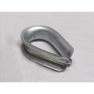 Securefix Direct - 8' Circ Galvanised Heart Shaped Towing Thimble - Wire Rope Eyelet Securefix Direct - 8' Circ Galvanised Heart Shaped Towing Thimble - Wire Rope Eyelet