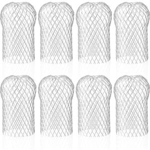 WOIYIC 8 Pack Aluminum Gutter Strainer, Durable Flexible Gutter Filters for House Eaves Downspout Against Leaves WOIYIC 8 Pack Aluminum Gutter Strainer, Durable Flexible Gutter Filters for House Eaves Downspout Against Leaves