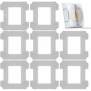 Cyslmuk - 8 Pack W1 Pro Washable Microfiber Cleaning Cloths Accessories Kit for Ecovacs Winbot W1 W1 Pro Series Window Robot Vacuum Cleaner Cyslmuk - 8 Pack W1 Pro Washable Microfiber Cleaning Cloths Accessories Kit for Ecovacs Winbot W1 W1 Pro Series Window Robot Vacuum Cleaner