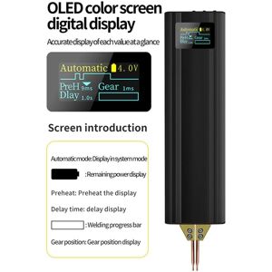Tlily - 80-Gear oled Digital Display Spot Welder Portable Dual-Pulse Mobile Phone Battery Cell 18650 Lithium Tlily - 80-Gear oled Digital Display Spot Welder Portable Dual-Pulse Mobile Phone Battery Cell 18650 Lithium