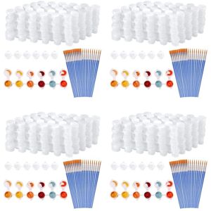 TLILY 80 Strips 480 Empty Paint Pots and Brushes, Clear Plastic Storage Containers for Paint Cup, 3ml/0.17oz TLILY 80 Strips 480 Empty Paint Pots and Brushes, Clear Plastic Storage Containers for Paint Cup, 3ml/0.17oz