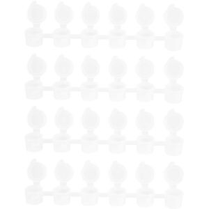 TLILY 80 Strips 480 Pots Empty Paint Cup Mini Clear Storage Containers for Paintings Art (3Ml) TLILY 80 Strips 480 Pots Empty Paint Cup Mini Clear Storage Containers for Paintings Art (3Ml)