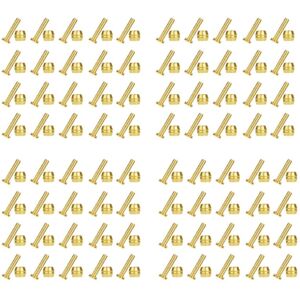 Tlily - 80Pcs Series Brass Connection Insert Kit Bicycle Brake Olive for Hydraulic Disc Hose BH59, 4 Tlily - 80Pcs Series Brass Connection Insert Kit Bicycle Brake Olive for Hydraulic Disc Hose BH59, 4