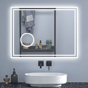 SKY BATHROOM 120x60cm Illuminated Bathroom LED Mirror with Bluetooth Optional 3 Colour Light Clock Magnifier Anti-fog,Touch Switch SKY BATHROOM 120x60cm Illuminated Bathroom LED Mirror with Bluetooth Optional 3 Colour Light Clock Magnifier Anti-fog,Touch Switch