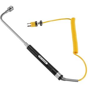 TLILY -81533B K Type Sensor Right Angle Temperature Probe High Thermocouple -50 to 500℃ TLILY -81533B K Type Sensor Right Angle Temperature Probe High Thermocouple -50 to 500℃