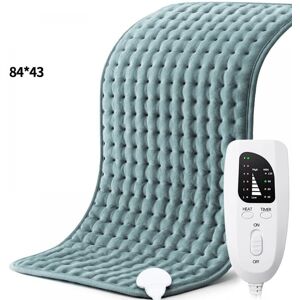 84 x 43 cm, heating pad, wet and dry heating blanket for back, neck, shoulders, stomach with regulator, soft flannel dark gray Ymyny 84 x 43 cm, heating pad, wet and dry heating blanket for back, neck, shoulders, stomach with regulator, soft flannel dark gray Ymyny