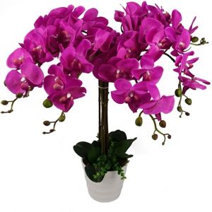 Leaf 85cm Artificial Deluxe xl Orchid - Dark Pink Leaf 85cm Artificial Deluxe xl Orchid - Dark Pink