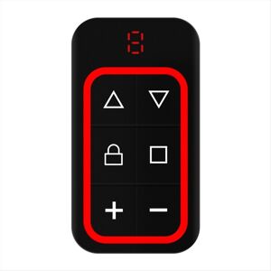 TLILY 8CH Multi Frequency Garage Door Remote Control 270-868MHZ Copy Automatically Identify Red TLILY 8CH Multi Frequency Garage Door Remote Control 270-868MHZ Copy Automatically Identify Red