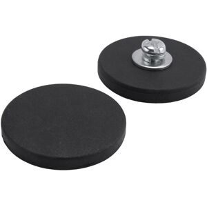 Tlily - 8Pack Rubber Coated Magnet Neodymium Base with Coating ø 43mm Anti Scratch M6 Male Thread Black Tlily - 8Pack Rubber Coated Magnet Neodymium Base with Coating ø 43mm Anti Scratch M6 Male Thread Black