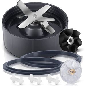 Tlily - 8Pcs Replacement Parts Extractor Blade with Gear Rubber Gaskets Shock Pads and Crochet for NutriBullet 600w/900w Blender Tlily - 8Pcs Replacement Parts Extractor Blade with Gear Rubber Gaskets Shock Pads and Crochet for NutriBullet 600w/900w Blender