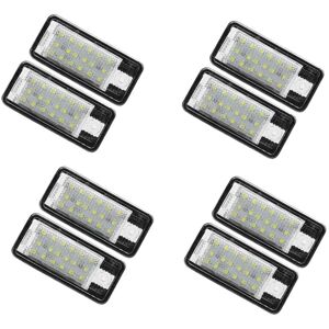 Tlily - 8x White Car led License Plate Light Lamp for - A3 S3 8P A4 B6 B7 A5 A6 4F A8 S8 C6 Tlily - 8x White Car led License Plate Light Lamp for - A3 S3 8P A4 B6 B7 A5 A6 4F A8 S8 C6