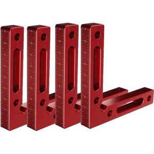 TINOR 90° Right Angle Carpenter Clamp 11.9 x 11.9cm l Shape Aluminum Alloy Frame Clamp with Corner Fixing Ruler for Woodworking, Picture Frames, Boxes TINOR 90° Right Angle Carpenter Clamp 11.9 x 11.9cm l Shape Aluminum Alloy Frame Clamp with Corner Fixing Ruler for Woodworking, Picture Frames, Boxes