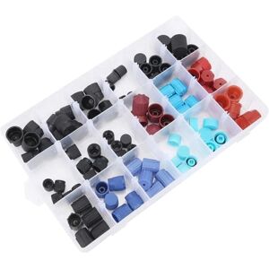 Tlily - 90pcs Car Air Conditioner Repair Kit Car R134a R12 High and low pressure side ac system valve core dust cap Tlily - 90pcs Car Air Conditioner Repair Kit Car R134a R12 High and low pressure side ac system valve core dust cap
