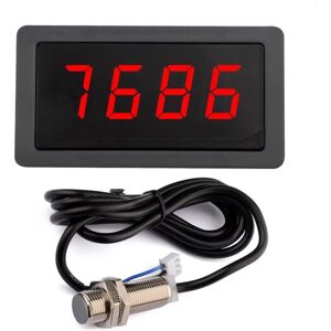 Tlily - 9999RPM Tachometer Digital led Counting Meter dc 8-24V Gauge Speed Meterwith npn 5V Hall Magnet Sensor Switch Tlily - 9999RPM Tachometer Digital led Counting Meter dc 8-24V Gauge Speed Meterwith npn 5V Hall Magnet Sensor Switch