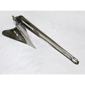 Securefix Direct - 9KG Stainless Steel Plough Anchor - cqr Marine Boat Yacht Secure Securefix Direct - 9KG Stainless Steel Plough Anchor - cqr Marine Boat Yacht Secure