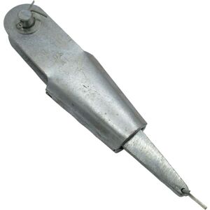 SECUREFIX DIRECT 9MM-11MM Zinc Plated Rope Socket With Wedge And Pin - Termination Wire Jaw SECUREFIX DIRECT 9MM-11MM Zinc Plated Rope Socket With Wedge And Pin - Termination Wire Jaw