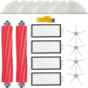 Ymyny - Accessories Kit for Roborock Q7 Max+ Q7 Max Q7+ Q7 Robot Vacuum Cleaner Replacement Parts 14 Packs 2 Main Brushes & 4 Filters & 4 Side Ymyny - Accessories Kit for Roborock Q7 Max+ Q7 Max Q7+ Q7 Robot Vacuum Cleaner Replacement Parts 14 Packs 2 Main Brushes & 4 Filters & 4 Side