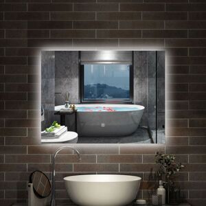 Acezanble Backlit LED Bathroom Mirror 70X50cm Illuminated Wall Mirror with Dimmable Lights Touch Switch Wall Switch Acezanble Backlit LED Bathroom Mirror 70X50cm Illuminated Wall Mirror with Dimmable Lights Touch Switch Wall Switch