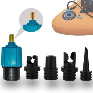 SERBIA Adaptateur pour pompe de paddleboard, adaptateur pour pompe de kayak avec 4 embouts de valve pour kayak/lit gonflable/paddleboard stand-up SERBIA Adaptateur pour pompe de paddleboard, adaptateur pour pompe de kayak avec 4 embouts de valve pour kayak/lit gonflable/paddleboard stand-up