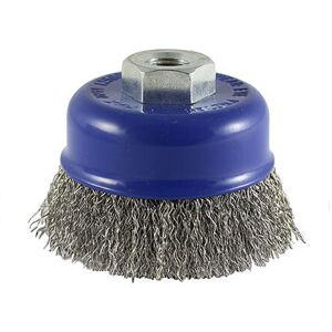 Addax - timco Angle Grinder Cup Brush Crimped Stainless Steel - 100mm Addax - timco Angle Grinder Cup Brush Crimped Stainless Steel - 100mm