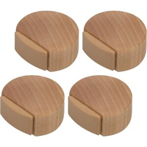 Soleil - Set of 4 Adhesive Door Stops - Wooden Door Stops for Floors and Parquet Floors Simple and elegant door stops Soleil - Set of 4 Adhesive Door Stops - Wooden Door Stops for Floors and Parquet Floors Simple and elegant door stops