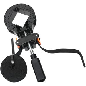 AOUGO Adjustable Corner Clamp Strap, 4 Jaw Adjustable Corner Clamp, Strap Clamp Corner Clamp, Apply Drawer Corner, Wooden Frame(Black) AOUGO Adjustable Corner Clamp Strap, 4 Jaw Adjustable Corner Clamp, Strap Clamp Corner Clamp, Apply Drawer Corner, Wooden Frame(Black)