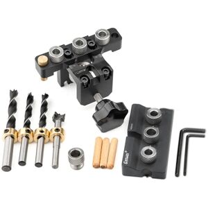 TLILY Adjustable Doweling Jig Woodworking Pocket b TLILY Adjustable Doweling Jig Woodworking Pocket b