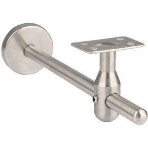CYSLMUK Adjustable Handrail Bracket - Stainless Steel Wall Brackets for Hallways, Polished Stainless Steel Wall Mounted Handrail Base, Hallway Railing, CYSLMUK Adjustable Handrail Bracket - Stainless Steel Wall Brackets for Hallways, Polished Stainless Steel Wall Mounted Handrail Base, Hallway Railing,