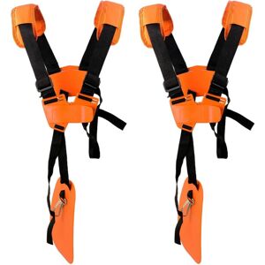 BEIJIYI Adjustable Shoulder Straps Included - Lawn Mower Brush Cutter Harness with Nylon Belt, Gardening or Brush Cutter for KM, STIHL FS Strimmer (Orange) BEIJIYI Adjustable Shoulder Straps Included - Lawn Mower Brush Cutter Harness with Nylon Belt, Gardening or Brush Cutter for KM, STIHL FS Strimmer (Orange)