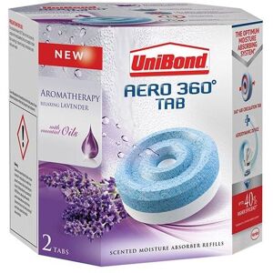 Unibond - Aero 360 Moisture Absorber Aromatherapy Lavender Refills (Pack Of 6 Tabs) Unibond - Aero 360 Moisture Absorber Aromatherapy Lavender Refills (Pack Of 6 Tabs)