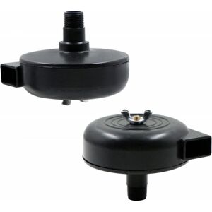 AIPERQ Compressed Air Filter Silencer - 2 Pcs Air Compressor Filter Silencer, 3/8' 16mm Male Thread Metal Shell Air Compressor Silencer Filter for Air AIPERQ Compressed Air Filter Silencer - 2 Pcs Air Compressor Filter Silencer, 3/8' 16mm Male Thread Metal Shell Air Compressor Silencer Filter for Air