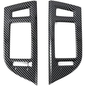 Tlily - Car Carbon Fiber Interior Dashboard Center Console Air Vent a/c Outlet Frame Cover Trim for 2007-2019 Tlily - Car Carbon Fiber Interior Dashboard Center Console Air Vent a/c Outlet Frame Cover Trim for 2007-2019