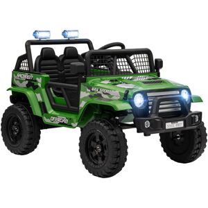 Kids Ride On Car, 12V Electric Truck w/ Suspension, Green - Aiyaplay Kids Ride On Car, 12V Electric Truck w/ Suspension, Green - Aiyaplay