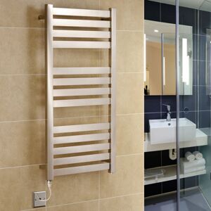 Greenedhouse - Electric Algarve (Vas) Stainless Steel Towel Rail 500 x 1165mm + 7 Day Timer/Thermostat Greenedhouse - Electric Algarve (Vas) Stainless Steel Towel Rail 500 x 1165mm + 7 Day Timer/Thermostat