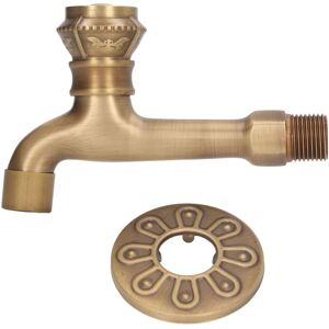 Groofoo - All Brass Faucet Washbasin Cold Hot Tap Replacement for Kitchen Bathroom Sink Basin Vintage Style Groofoo - All Brass Faucet Washbasin Cold Hot Tap Replacement for Kitchen Bathroom Sink Basin Vintage Style
