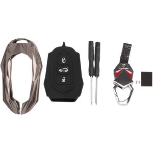 TLILY Alloy Silicone Car Key Cover Key Case for Peugeot 308 408 508 2008 3008 4008 5008 Citroen C4 C4L C6 C3-XR Black TLILY Alloy Silicone Car Key Cover Key Case for Peugeot 308 408 508 2008 3008 4008 5008 Citroen C4 C4L C6 C3-XR Black