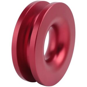 TLILY Aluminum recovery ring snatch-ring 41000Lb for 3/8 1/2Inch Synthetic Winch Rope red TLILY Aluminum recovery ring snatch-ring 41000Lb for 3/8 1/2Inch Synthetic Winch Rope red