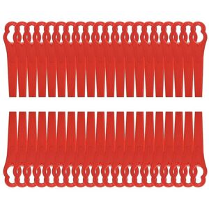 120 Pcs Grass Trimmer Blade Red Replacement Plastic Blades 8.3cm Plastic Lawn Mower Blades for Garden and Lawn Grass Trimmer (120 Pcs) - Alwaysh 120 Pcs Grass Trimmer Blade Red Replacement Plastic Blades 8.3cm Plastic Lawn Mower Blades for Garden and Lawn Grass Trimmer (120 Pcs) - Alwaysh