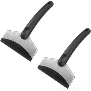 ALWAYSH 2 Pieces Ice Scraper, Stainless Steel and abs Plastic Ice Scraper, Car Windshield Ice Scraper, Portable Shovel Accessories Defroster Car Windshield ALWAYSH 2 Pieces Ice Scraper, Stainless Steel and abs Plastic Ice Scraper, Car Windshield Ice Scraper, Portable Shovel Accessories Defroster Car Windshield