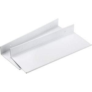 2pcs Aluminum Alloy Wall Shelf for Bathroom, Kitchen, Bedroom, Living Room (40CM, White) - Alwaysh 2pcs Aluminum Alloy Wall Shelf for Bathroom, Kitchen, Bedroom, Living Room (40CM, White) - Alwaysh