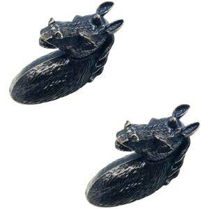 ALWAYSH 2pcs Horse Head Knobs Modern Simple Creativity Animal Furniture Pull Handle Single Hole for Home Cabinets Drawers Wardrobes Gift (Black Coffee) ALWAYSH 2pcs Horse Head Knobs Modern Simple Creativity Animal Furniture Pull Handle Single Hole for Home Cabinets Drawers Wardrobes Gift (Black Coffee)