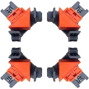 AlwaysH 4 Pcs Carpentry Angle Presses, Angle and T-Assembly - 90° Screwing and Gluing Angle Clamp, Right Angle Frame for Woodworking AlwaysH 4 Pcs Carpentry Angle Presses, Angle and T-Assembly - 90° Screwing and Gluing Angle Clamp, Right Angle Frame for Woodworking