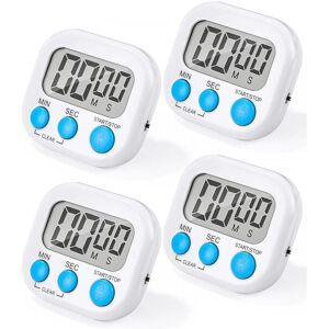 Alwaysh - 4 Pieces Magnetic Kitchen Timer, Mini Kitchen Timer Cooking Timer with Large lcd Display, Loud Alarm for Cooking, Playing, Cooking, Alwaysh - 4 Pieces Magnetic Kitchen Timer, Mini Kitchen Timer Cooking Timer with Large lcd Display, Loud Alarm for Cooking, Playing, Cooking,