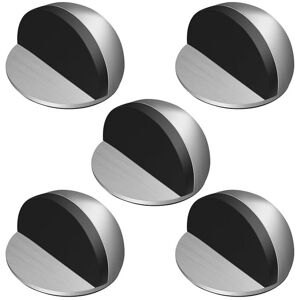 Alwaysh - 5 Pieces Door Stoppers, Stainless Adhesive Door Stoppers, Stoppers with Rubber Bumpers, Adhesive Door Stopper for All Hard Floors, Provide Alwaysh - 5 Pieces Door Stoppers, Stainless Adhesive Door Stoppers, Stoppers with Rubber Bumpers, Adhesive Door Stopper for All Hard Floors, Provide