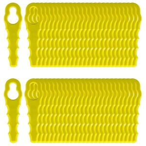 AlwaysH 50pcs Replacement Blades For Ryobi Trimmer Heads Double Serrated Blades RAC155 RAC157 RAC158 AlwaysH 50pcs Replacement Blades For Ryobi Trimmer Heads Double Serrated Blades RAC155 RAC157 RAC158