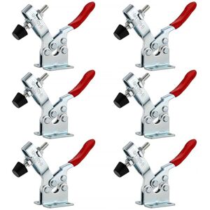 Alwaysh - 6 Pcs GH-201B Horizontal Toggle Clamp, Toggle Clamp, Clamp Quick Release Capacity Quick Release Knee Lever Tensioners for Machines, Alwaysh - 6 Pcs GH-201B Horizontal Toggle Clamp, Toggle Clamp, Clamp Quick Release Capacity Quick Release Knee Lever Tensioners for Machines,